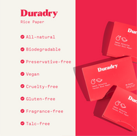 Duradry Sweat-delaying Rice Paper (50ct)