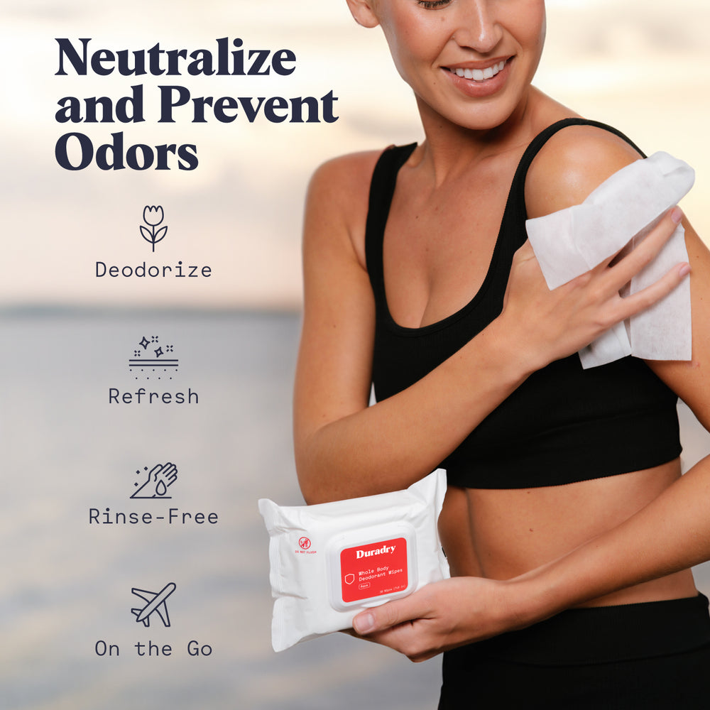 Whole Body Deodorant Wipes