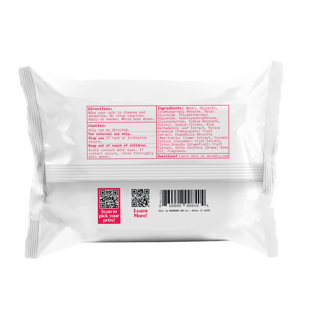 Deodorant Body Wipes