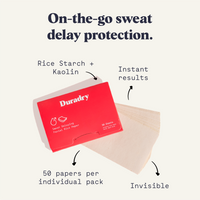 Duradry Sweat-delaying Rice Paper